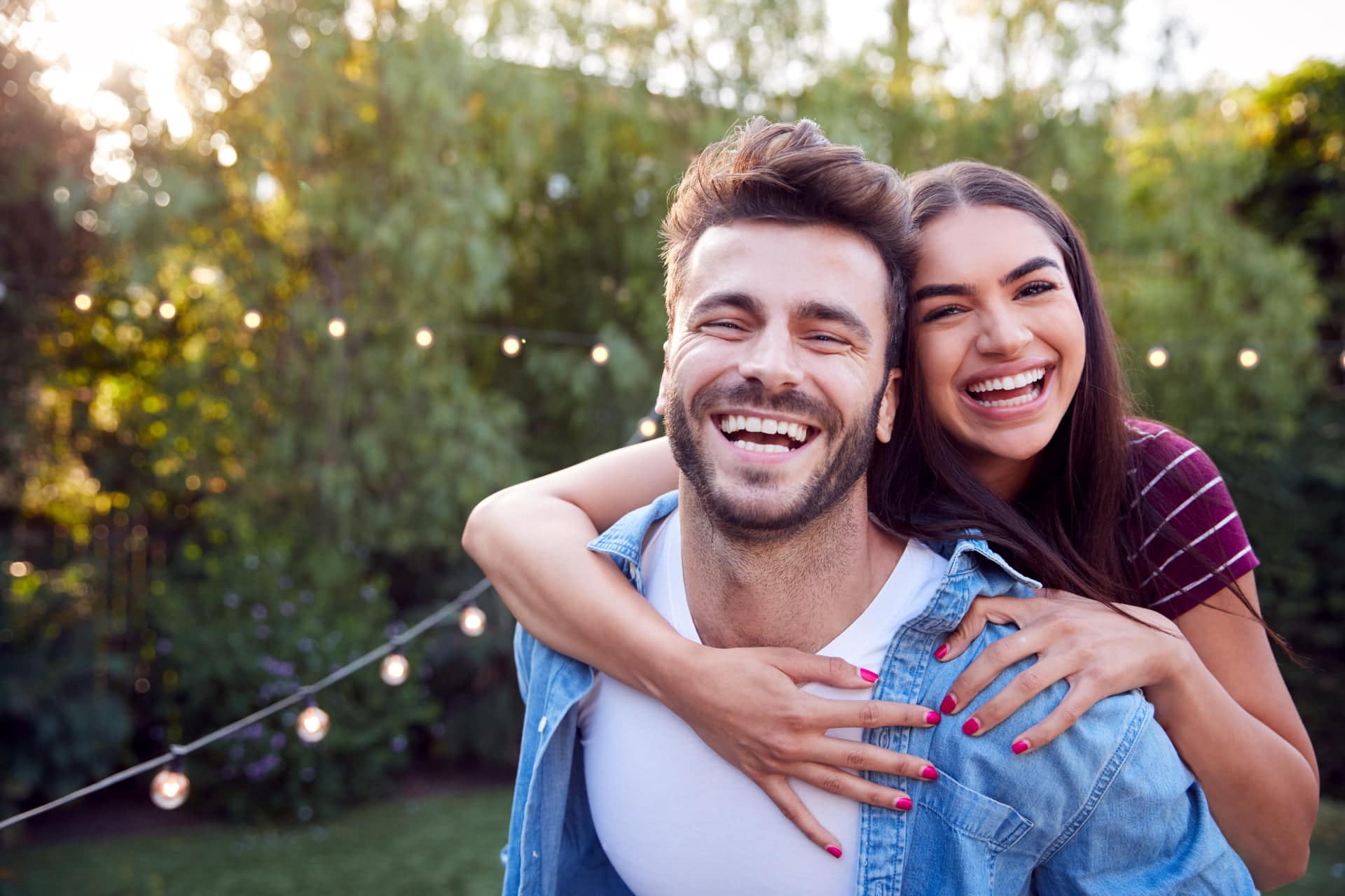 healthy man and woman